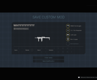 MW2019 crashing when saving custom mod??