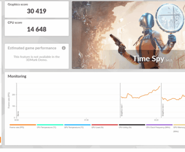 Getting very low Time Spy Score