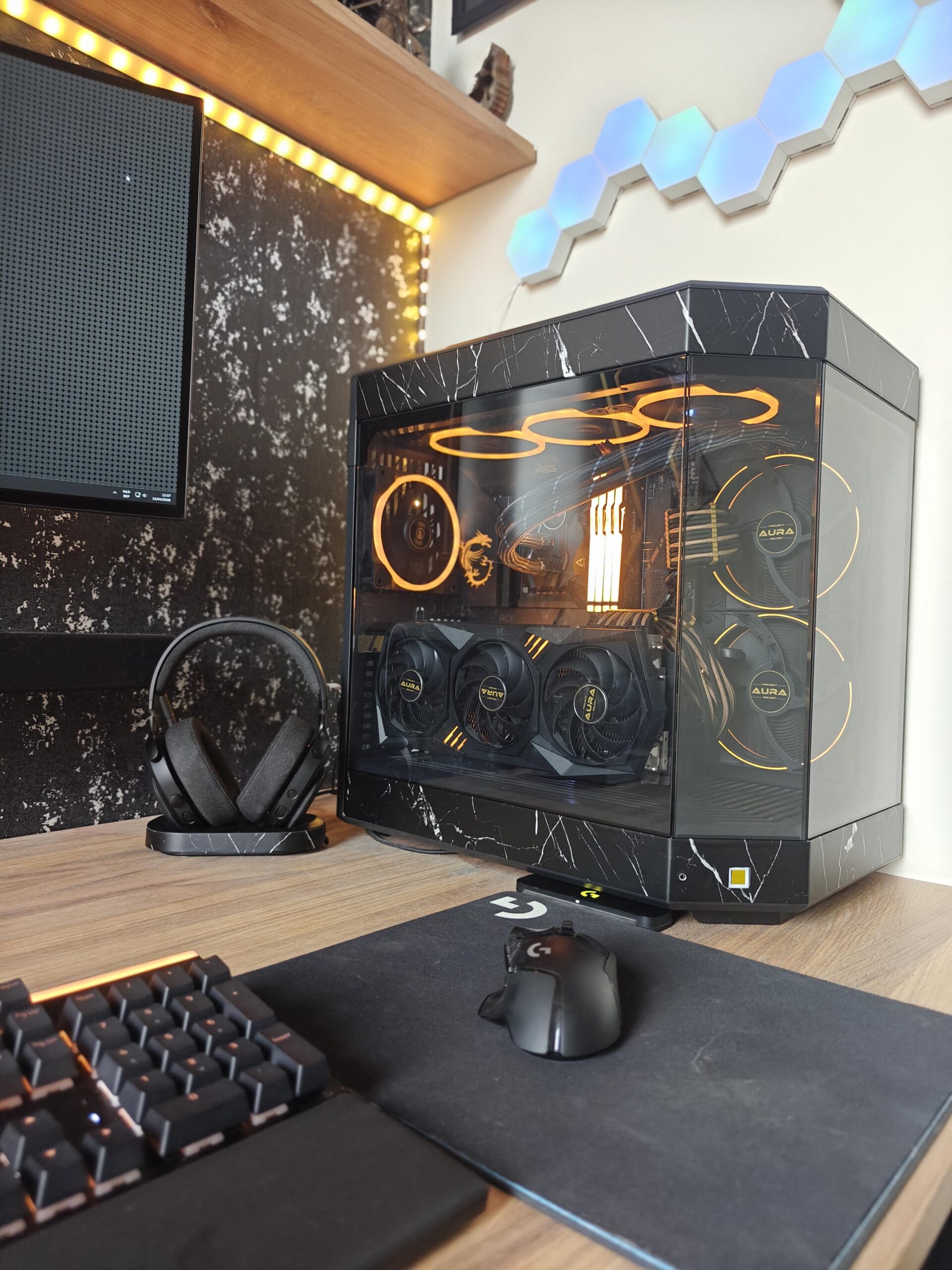 Did a little mod today on my hyte y60. Did a little mod today on my hyte y60.