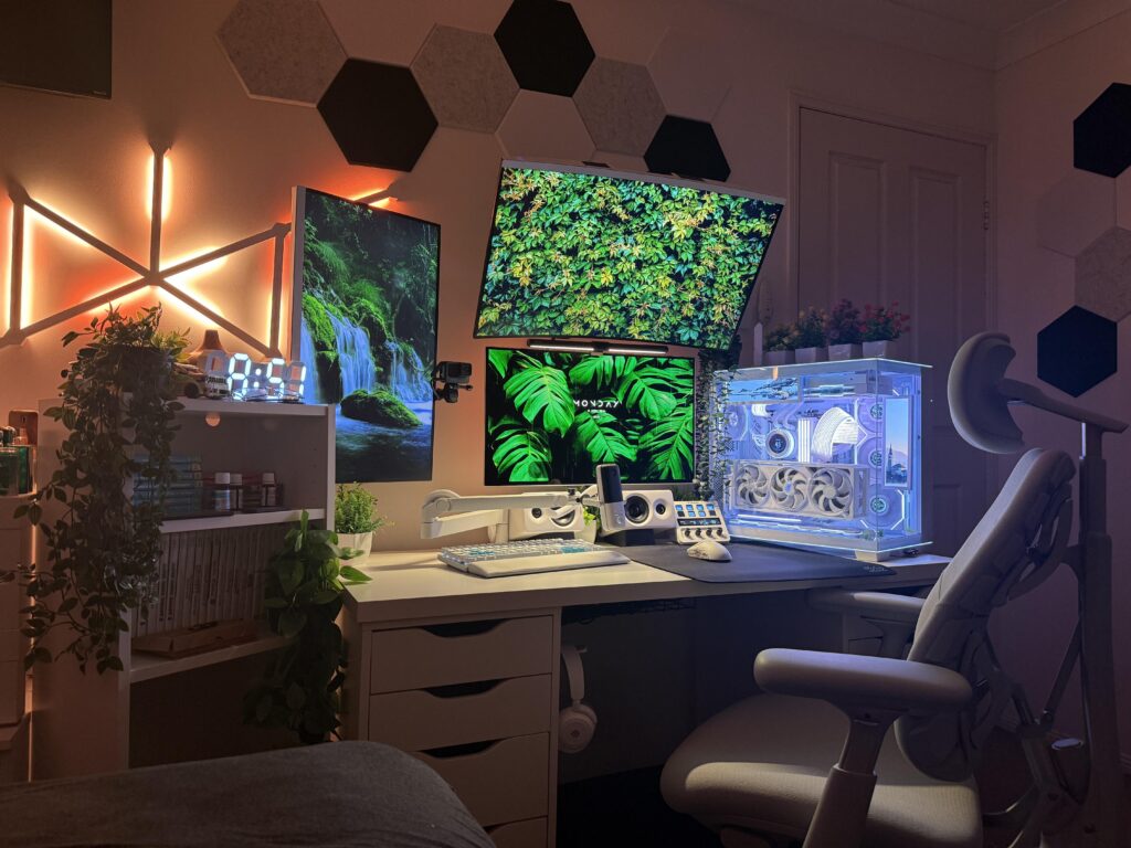 Finally finished my all white setup