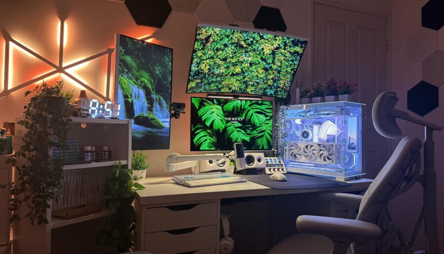 Finally finished my all white setup