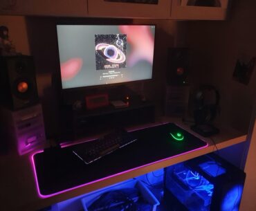 Rate my set up (monitor too high?)