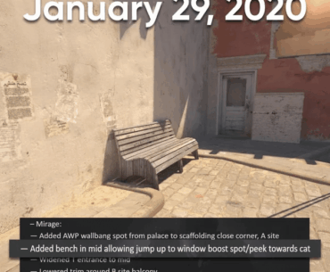 The bench in mid was the last change Mirage received - Is it time for a full rework of the map?
