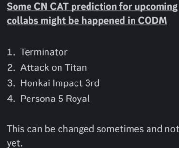 Possible upcoming collabs