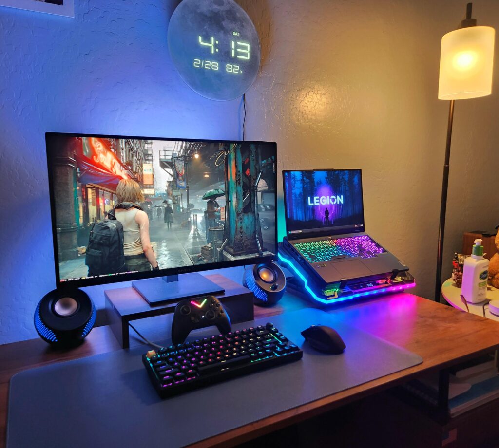 My setup seems to look the worst out of anything seen here :( How do I improve it? Desk is 47"L x 24"W