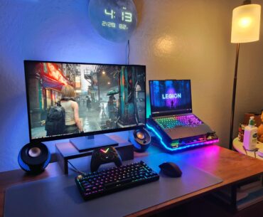 My setup seems to look the worst out of anything seen here :( How do I improve it? Desk is 47"L x 24"W