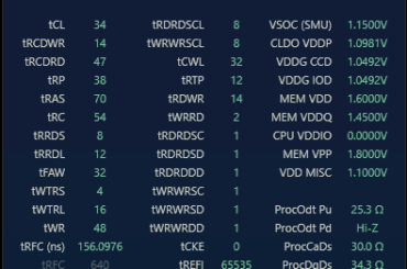 Are any timings too tight even if it's stable? 8200 CL34 9850X3D