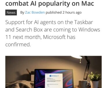 Microsoft is ruining Windows 11 for all PC users. All we want is a simple, blazingly fast, bloat/malware free operating system. Microslop just don’t listen.