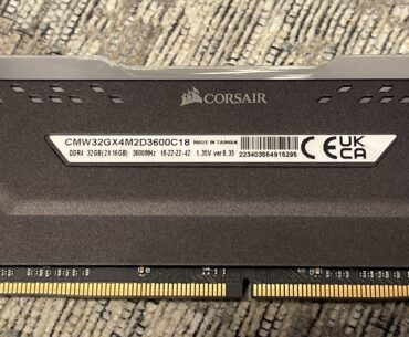 Corsair Vengeance ddr4 ram oc