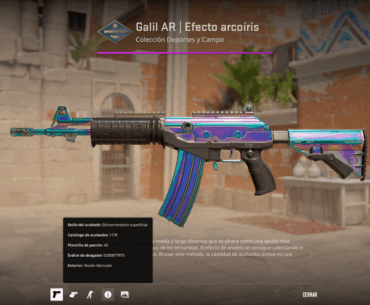 Just got a Top 10 float Galil AR Rainbow Spoon (0.00007797)