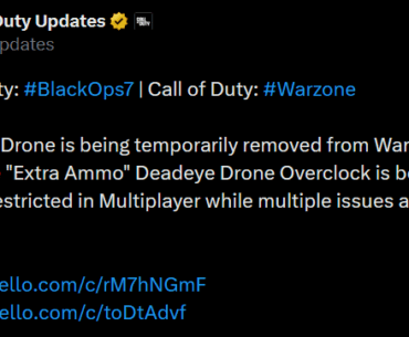 The Deadeye Drone has been removed from Warzone