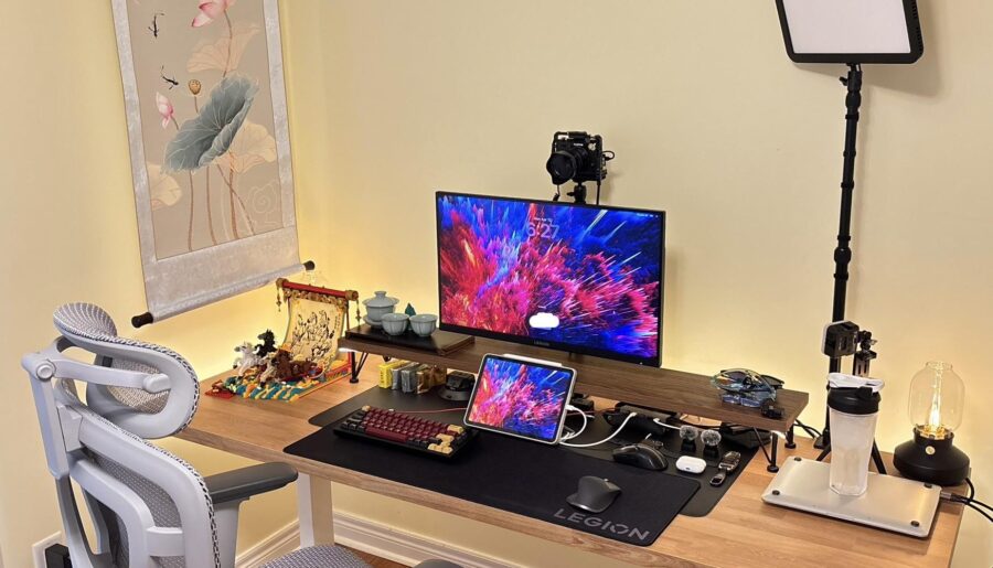 I do “productive” things at my desk