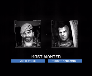 Captain Price and Soap wanted photo [MW2]