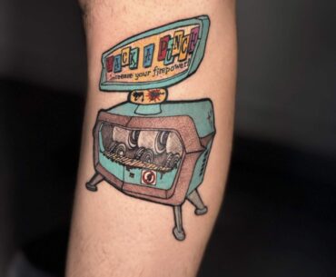 My zombies PAP tattoo i did myself