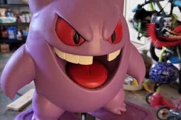 After making Charmander for my son's 6th birthday, I decided I kind of like doing it, so I made Gengar.