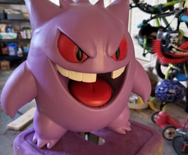 After making Charmander for my son's 6th birthday, I decided I kind of like doing it, so I made Gengar.