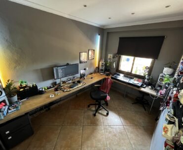 Work / Fun / DJ battlestation