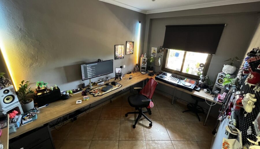 Work / Fun / DJ battlestation