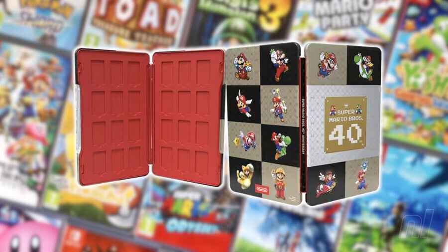 Super Mario Bros. 40th Anniversary Collectible Game Case