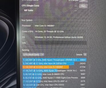 i5 14600kf underperforming