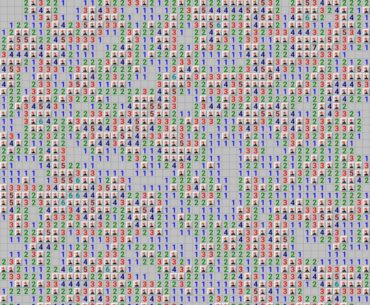 Minesweeper 50x50, 650 Mines (0,11% Win Probability)