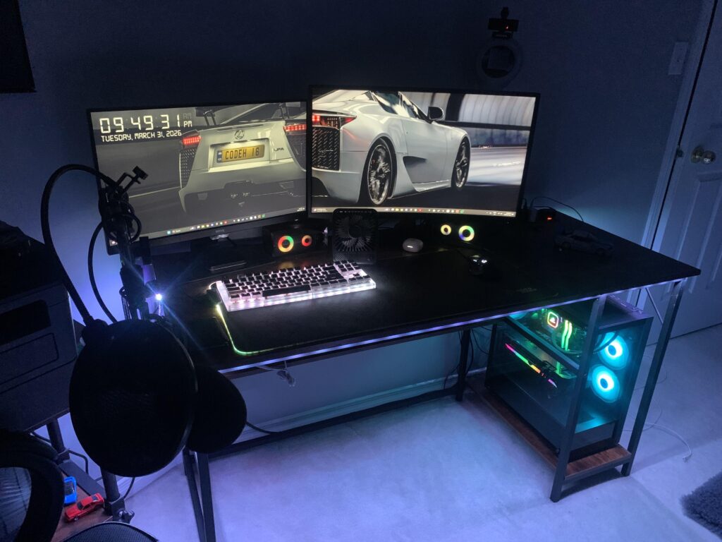 just cleaned my desk