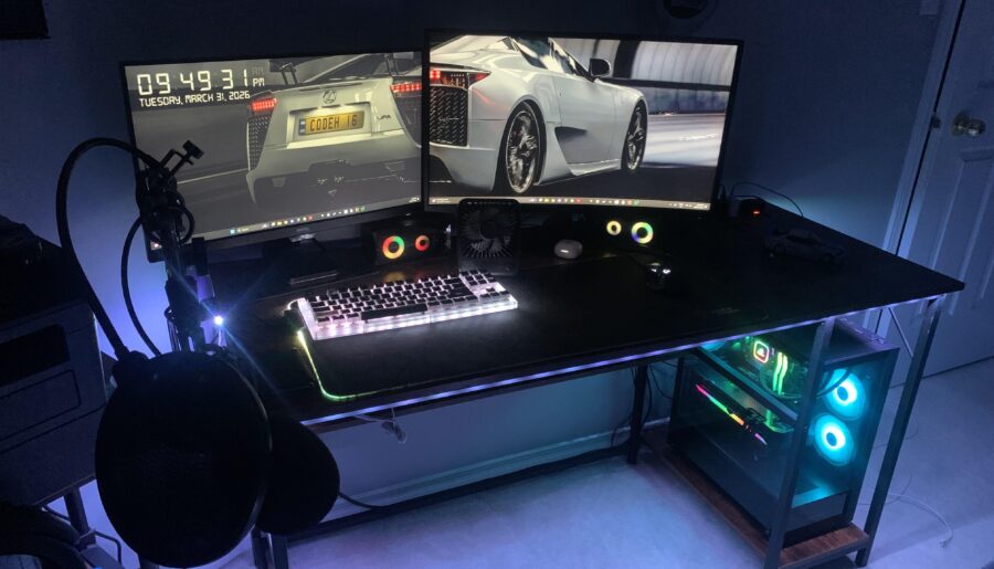 just cleaned my desk