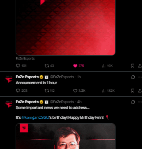 FaZe esports twitter on a generational trolling run