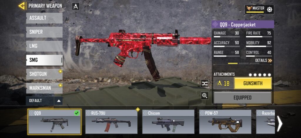 Love using the QQ9 atm.