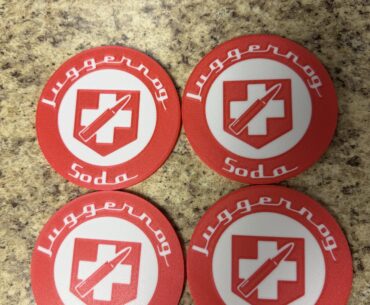 Printed a set of Jug coasters