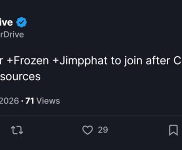 What was originally thought as a mistake post might just be reality (tweet that was deleted almost right after)