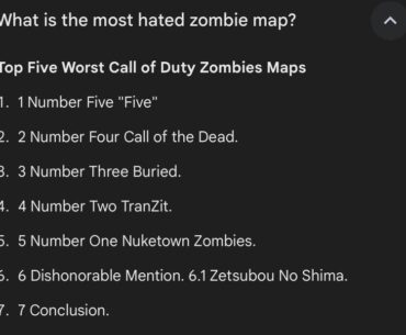 this might be the worst ranking of all time [BO]