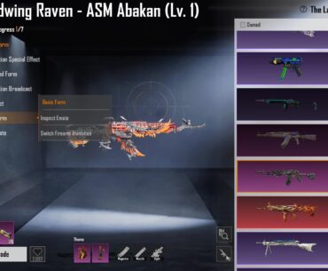 Grabbed the new ASM skin in addition to the new incredible SCAR skin, but refuse to upgrade ASM unless PUBG improves the gun