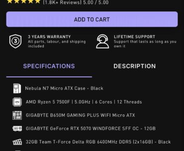 Thoughts on this prebuilt pc? Especially considering the ridiculous ram prices currently