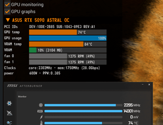 I designed a 9l case that made it possible to push my rtx 5090 astral +500 on core/memory clock