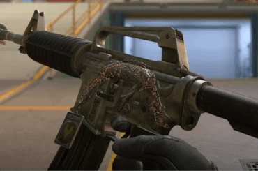 M4A1 FT Basilisk  "BattleScarred" Vitality austin 2025 stickercraft I made