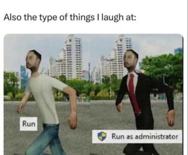 Id rather run as administrator
