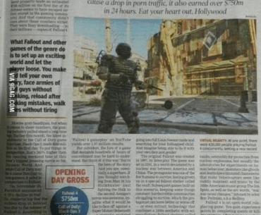 Today, we learn that Fallout 4 is more powerful than porn.