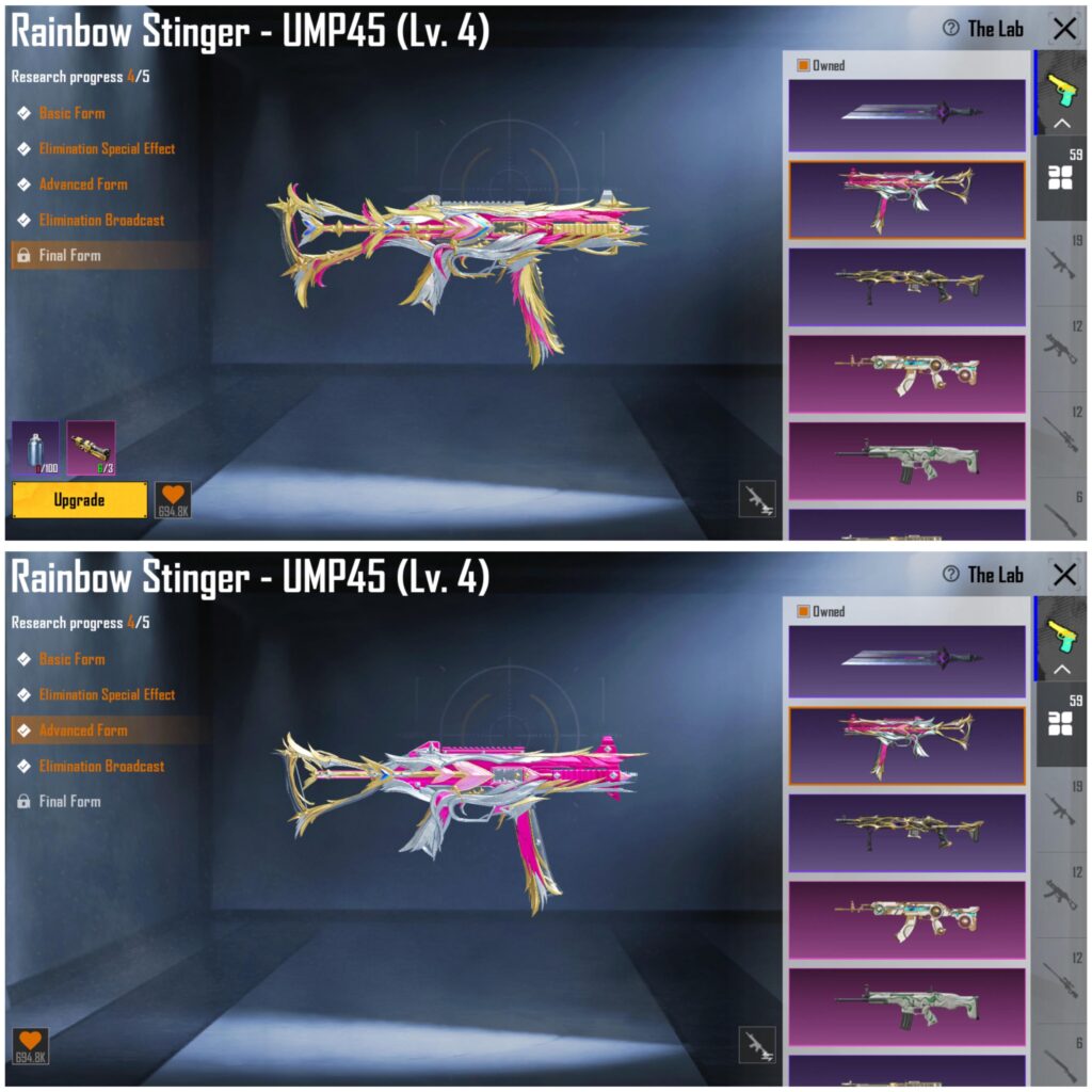 Which ump skin looks better, advanced or final form? Which ump skin looks better, advanced or final form?