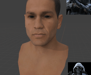 Kreuger's Head without Face Paint