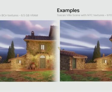 Nvidia presents Neural Texture Compression that significantly cuts down VRAM usage