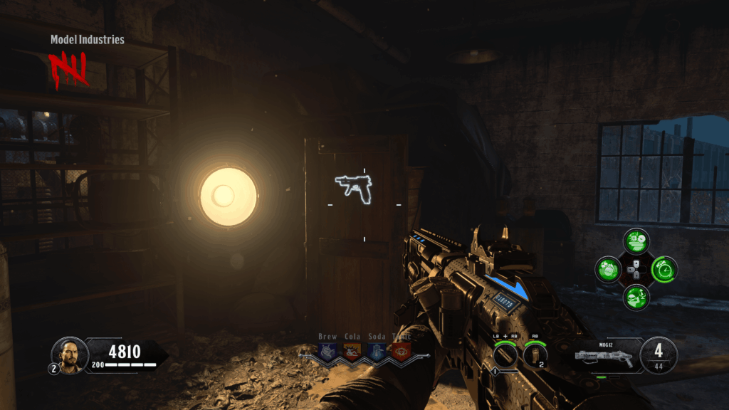 Fun Fact: All BO4's first rooms have the Strife wallbuy except for Blood of The Dead, which was replaced with the RK7 Garrison