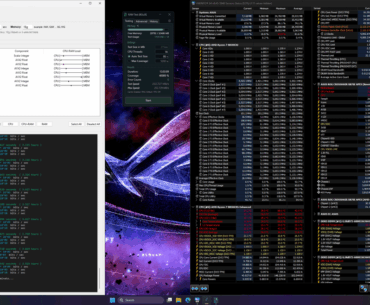 Asus APEX-9850x3D DDR5-8500C32-2125 FCLK Sync