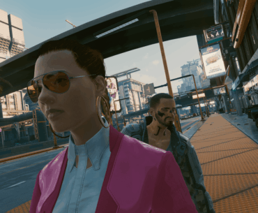 I like to imagine this is how V looks during the Cynthia quest