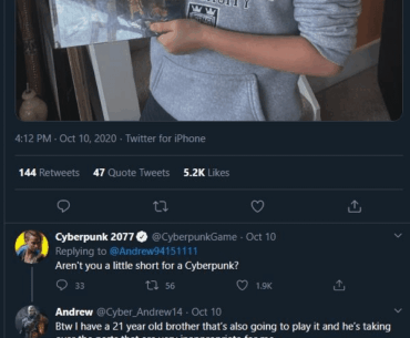 Cyberpunk 2077 Twitter is the king of pranks