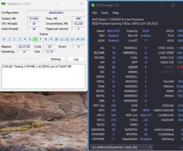 Mushkin Redline 3200 1.35v DR DIMMS (CJR)