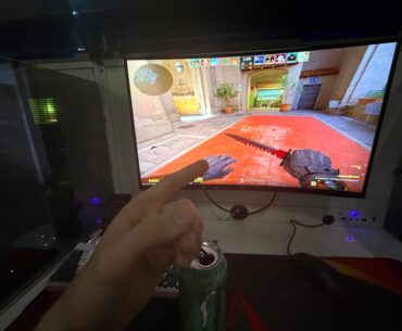 met my friend on CSGO 10 years ago. met him irl and he gave me this tattoo after we hit the internet cafe