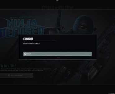 I keep getting this message when I try to play warzone
