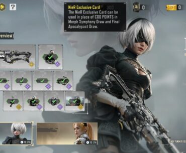 Stupid question but if i buy the 1k cod points bundle with the 1,5k nier exclusive card would i be able to get the bizon or still no