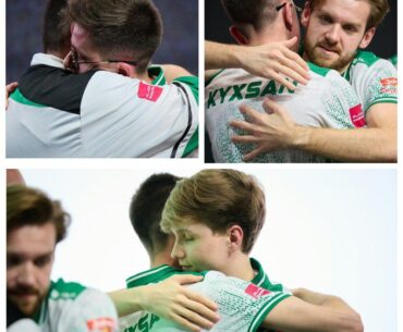 The final hugs for kyxsan as a member of Falcons. Nice Damjan!!!